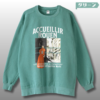 スウェット | ガーメントダイ スウェット | 男女兼用 | ユニセックス | Accueillir Rouen