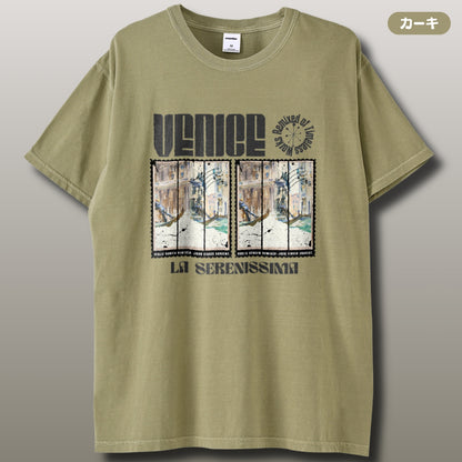 Tシャツ | ガーメントダイ ヘビーウエイトTシャツ | 男女兼用 | ユニセックス | La Serenissima 1797