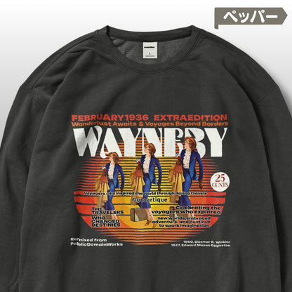 スウェット | ガーメントダイ裏起毛スウェット - 6.4オンス | Comfort Colors 1466 | 男女兼用 | ユニセックス | WAYNERY