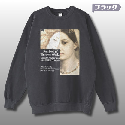 スウェット | ガーメントダイ スウェット | 男女兼用 | ユニセックス | Renaissance Woman