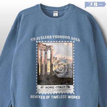 スウェット | ガーメントダイ スウェット | 男女兼用 | ユニセックス | TRAVELERS THROUGH AGES