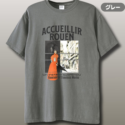 Tシャツ | ガーメントダイ ヘビーウエイトTシャツ | 男女兼用 | ユニセックス | Accueillir Rouen