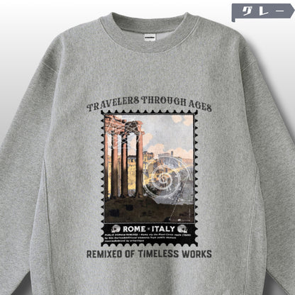 スウェット | サイドリブ裏起毛スウェット - 12オンス| 男女兼用 | ユニセックス | TRAVELERS THROUGH AGES