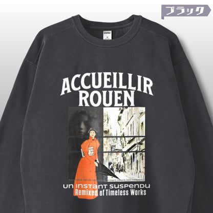 スウェット | ガーメントダイ スウェット | 男女兼用 | ユニセックス | Accueillir Rouen