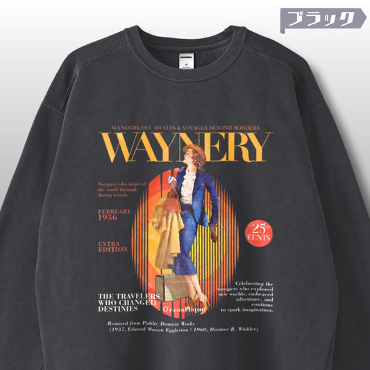 スウェット | ガーメントダイ スウェット | 男女兼用 | ユニセックス | WAYNERY