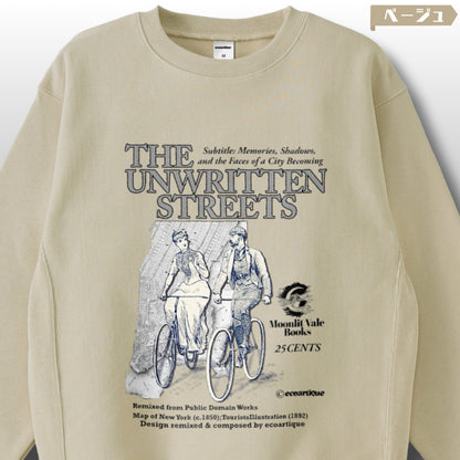 スウェット | サイドリブ裏起毛 - 12オンス| 男女兼用 | ユニセックス | THE UNWRITTEN STREETS-Front cover