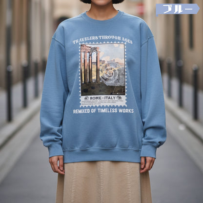スウェット | ガーメントダイ スウェット | 男女兼用 | ユニセックス | TRAVELERS THROUGH AGES