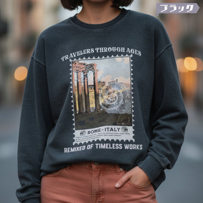 スウェット | ガーメントダイ スウェット | 男女兼用 | ユニセックス | TRAVELERS THROUGH AGES