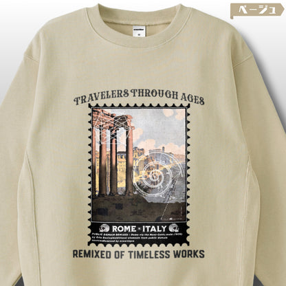 スウェット | サイドリブ裏起毛スウェット - 12オンス| 男女兼用 | ユニセックス | TRAVELERS THROUGH AGES