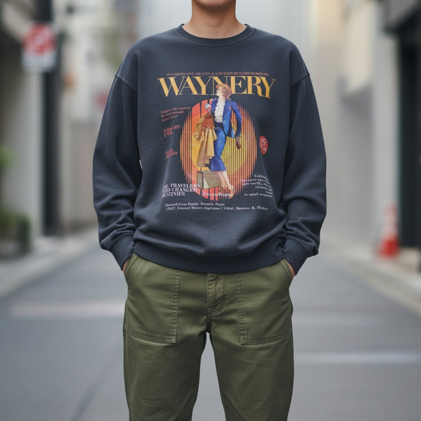 スウェット | ガーメントダイ スウェット | 男女兼用 | ユニセックス | WAYNERY