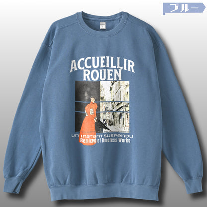 スウェット | ガーメントダイ スウェット | 男女兼用 | ユニセックス | Accueillir Rouen