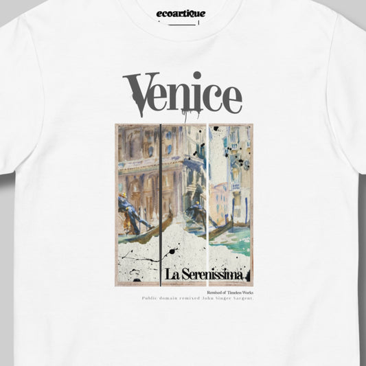 Tシャツ-DRY VINTAGE:Retro Souvenir | スタンダードミドルウェイトTシャツ | 男女兼用 | ユニセックス | La Serenissima