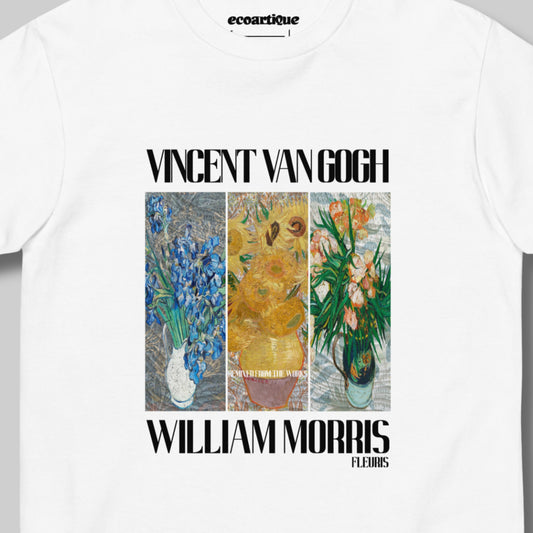 Tシャツ-FINE ART | スタンダードミドルウェイトTシャツ | 男女兼用 | ユニセックス | FLEURIS-white