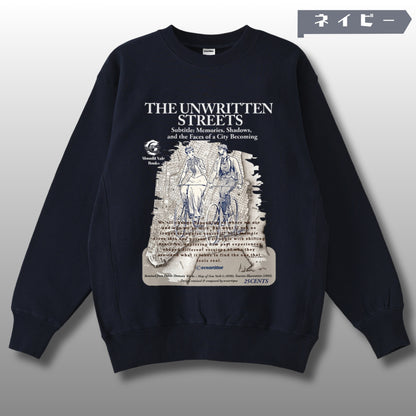 スウェット | サイドリブ裏起毛スウェット - 12オンス| 男女兼用 | ユニセックス | THE UNWRITTEN STREETS-LhideP