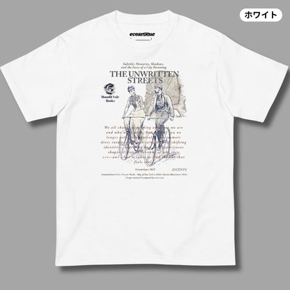 Tシャツ-DRY VINTAGE:Retro Souvenir  | スタンダードミドルウェイトTシャツ | 男女兼用 | ユニセックス | THE UNWRITTEN STREETS