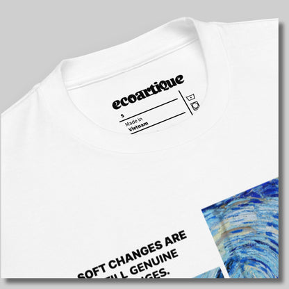 Tシャツ-FINE ART | スタンダードミドルウェイトTシャツ | 男女兼用 | ユニセックス |  Soft changes are still genuine changes