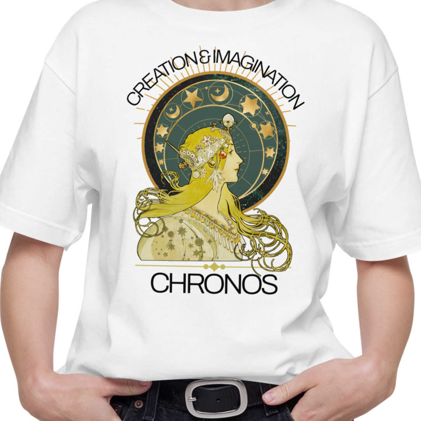 Tシャツ | スタンダードミドルウェイトTシャツ | 男女兼用 | ユニセックス | creation & imagination-white