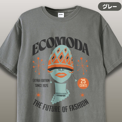 Tシャツ | ガーメントダイ ヘビーウエイトTシャツ | 男女兼用 | ユニセックス | ECOMODA
