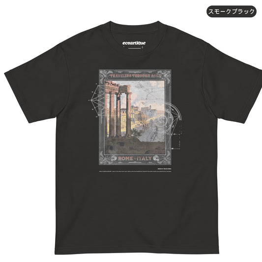 Tシャツ-DRY VINTAGE:Retro Souvenir  | スタンダードミドルウェイトTシャツ | 男女兼用 | ユニセックス |TRAVELERS THROUGH AGES