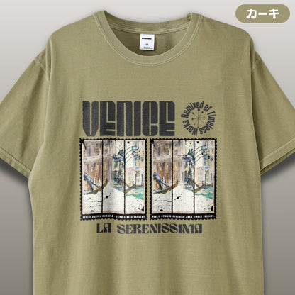 Tシャツ | ガーメントダイ ヘビーウエイトTシャツ | 男女兼用 | ユニセックス | La Serenissima 1797