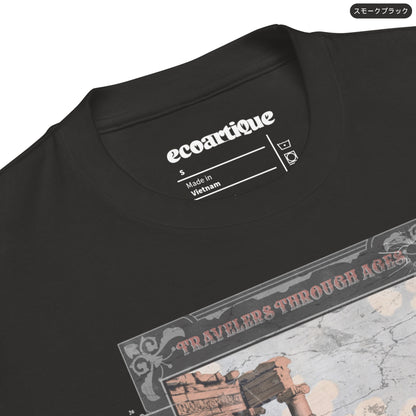 Tシャツ-DRY VINTAGE:Retro Souvenir  | スタンダードミドルウェイトTシャツ | 男女兼用 | ユニセックス |TRAVELERS THROUGH AGES