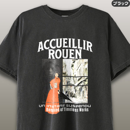 Tシャツ | ガーメントダイ ヘビーウエイトTシャツ | 男女兼用 | ユニセックス | Accueillir Rouen