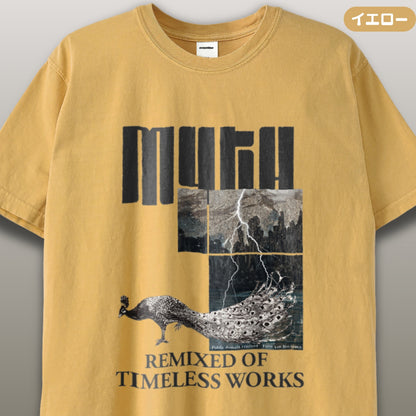 Tシャツ | ガーメントダイ ヘビーウエイトTシャツ | 男女兼用 | ユニセックス | myth02