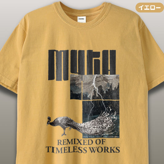 Tシャツ | ガーメントダイ ヘビーウエイトTシャツ | 男女兼用 | ユニセックス | myth02