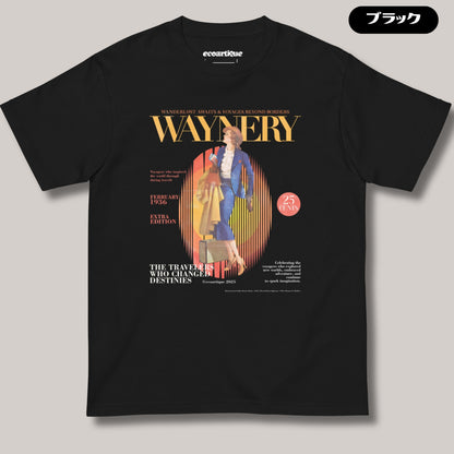 Tシャツ-DRY VINTAGE:Retro Souvenir  | スタンダードミドルウェイトTシャツ | 男女兼用 | ユニセックス | WAYNERY