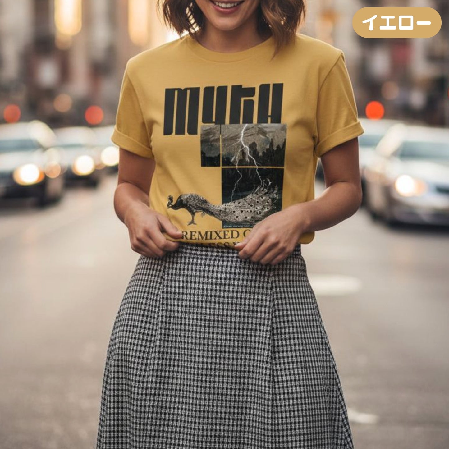 Tシャツ | ガーメントダイ ヘビーウエイトTシャツ | 男女兼用 | ユニセックス | myth02