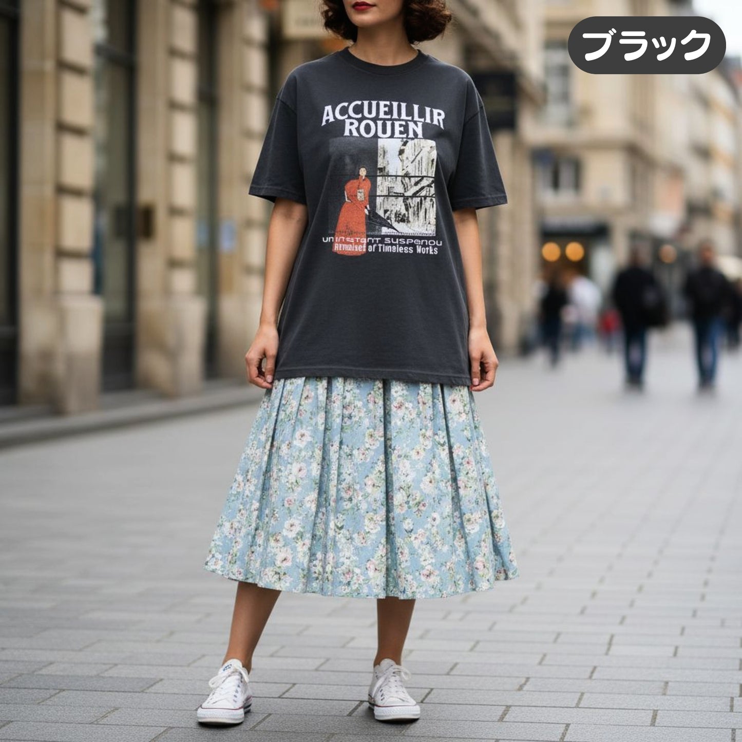 Tシャツ | ガーメントダイ ヘビーウエイトTシャツ | 男女兼用 | ユニセックス | Accueillir Rouen