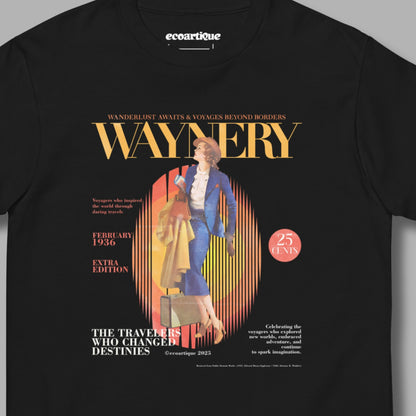 WAYNERY : Retro Art T-Shirt - Vintage Style