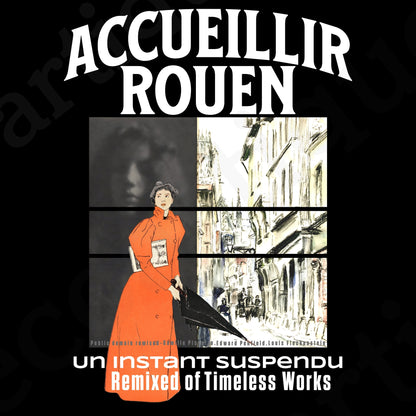 Tシャツ | ガーメントダイ ヘビーウエイトTシャツ | 男女兼用 | ユニセックス | Accueillir Rouen