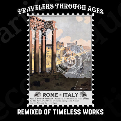 Tシャツ | ガーメントダイ ヘビーウエイトTシャツ | 男女兼用 | ユニセックス | TRAVELERS THROUGH AGES