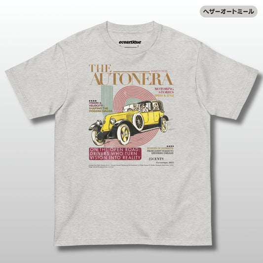 Tシャツ-DRY VINTAGE:Retro Souvenir  | スタンダードミドルウェイトTシャツ | 男女兼用 | ユニセックス | AUTONERA