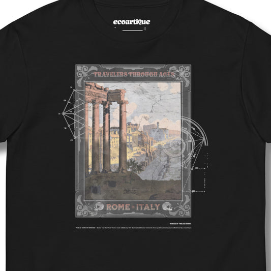 Tシャツ-DRY VINTAGE:Retro Souvenir  | スタンダードミドルウェイトTシャツ | 男女兼用 | ユニセックス |TRAVELERS THROUGH AGES