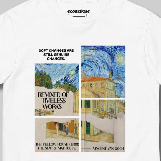 Tシャツ-FINE ART | スタンダードミドルウェイトTシャツ | 男女兼用 | ユニセックス |  Soft changes are still genuine changes