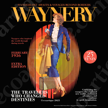 WAYNERY : Retro Art T-Shirt - Vintage Style