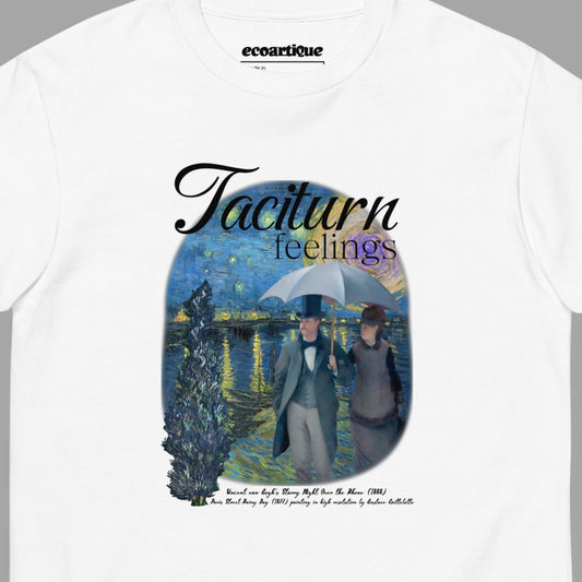 Tシャツ | スタンダードミドルウェイトTシャツ | 男女兼用 | ユニセックス | taciturn-white