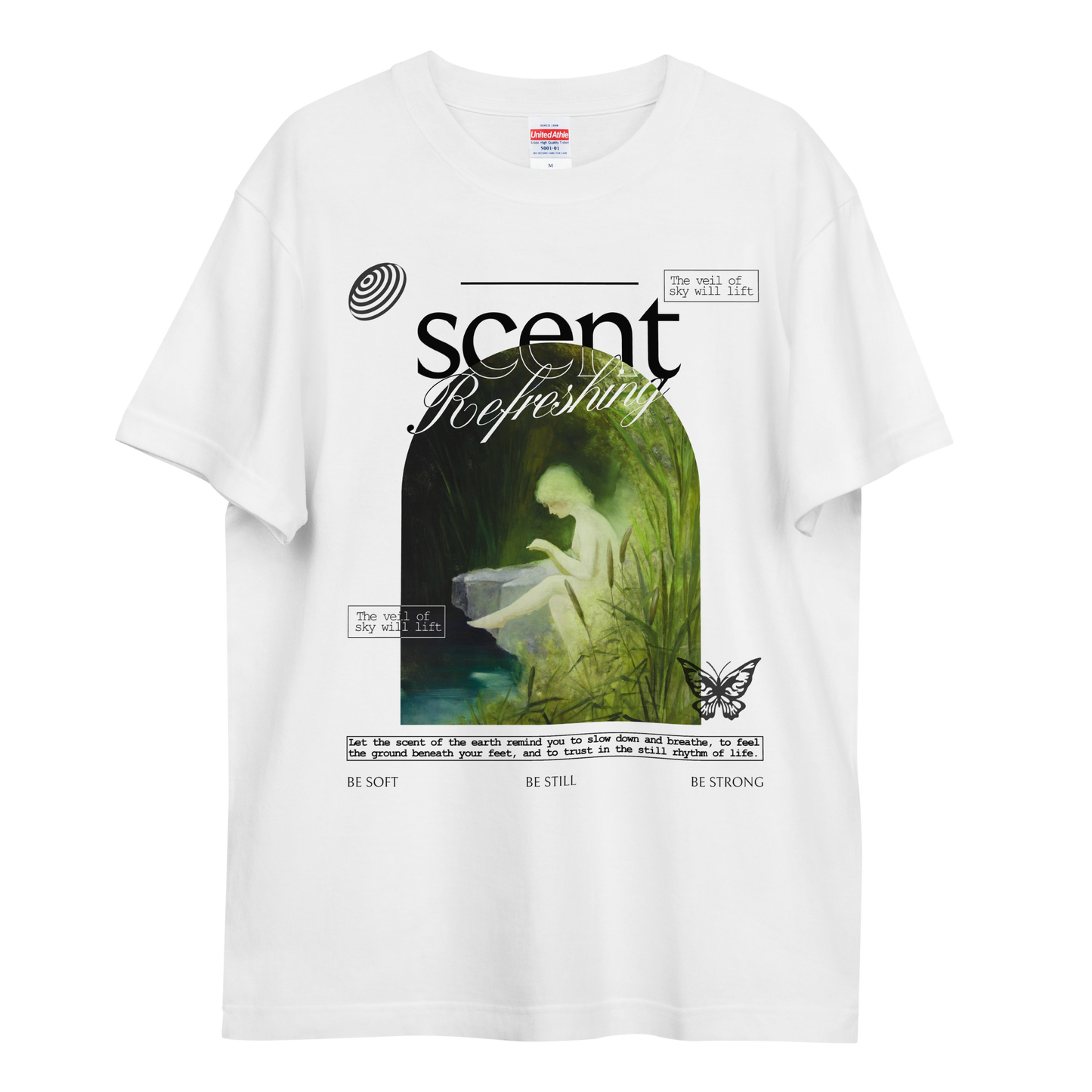 Tシャツ | ハイクオリティーTシャツ-5.6oz | 男女兼用 | ユニセックス | Whispers by the Water