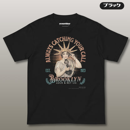 Tシャツ-DRY VINTAGE:Retro Souvenir  | スタンダードミドルウェイトTシャツ | 男女兼用 | ユニセックス | Always Catching Your Call