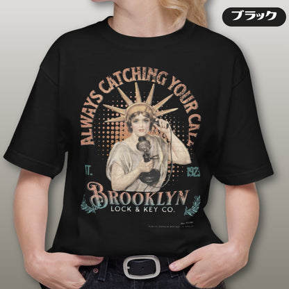 Tシャツ-DRY VINTAGE:Retro Souvenir  | スタンダードミドルウェイトTシャツ | 男女兼用 | ユニセックス | Always Catching Your Call