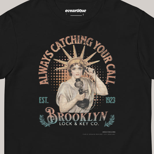 Tシャツ-DRY VINTAGE:Retro Souvenir  | スタンダードミドルウェイトTシャツ | 男女兼用 | ユニセックス | Always Catching Your Call
