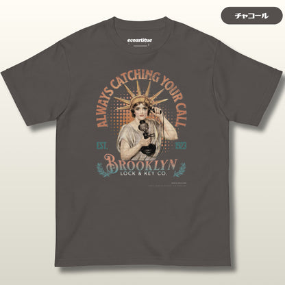 Tシャツ-DRY VINTAGE:Retro Souvenir  | スタンダードミドルウェイトTシャツ | 男女兼用 | ユニセックス | Always Catching Your Call