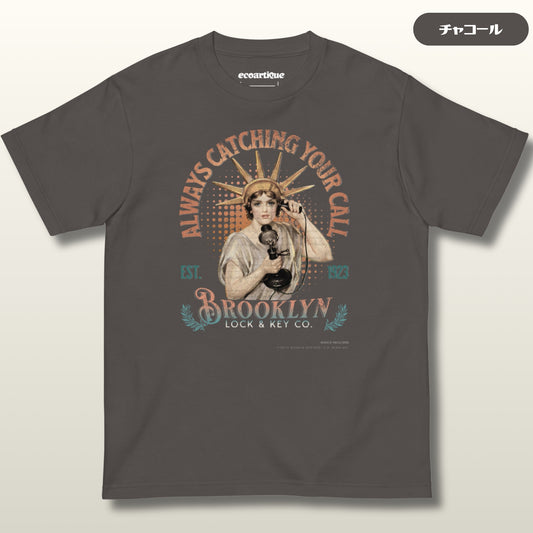 Tシャツ-DRY VINTAGE:Retro Souvenir  | スタンダードミドルウェイトTシャツ | 男女兼用 | ユニセックス | Always Catching Your Call