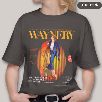 Tシャツ-DRY VINTAGE:Retro Souvenir  | スタンダードミドルウェイトTシャツ | 男女兼用 | ユニセックス | WAYNERY