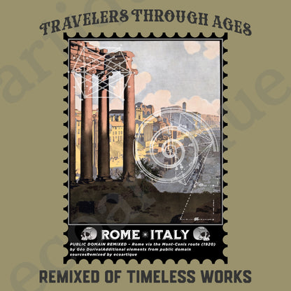 Tシャツ | ガーメントダイ ヘビーウエイトTシャツ | 男女兼用 | ユニセックス | TRAVELERS THROUGH AGES