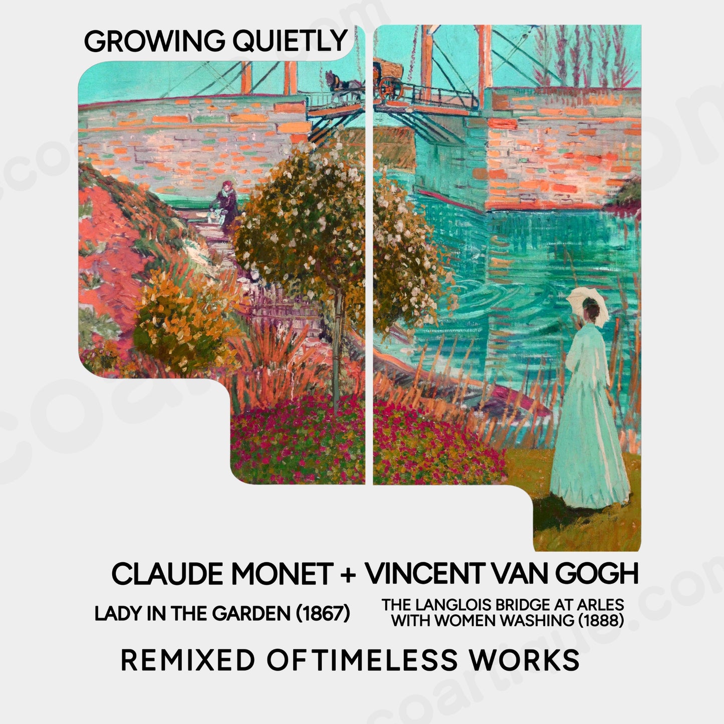 スウェット | 裏起毛スウェット - 8.0オンス | Gildan 18000 | 男女兼用 | ユニセックス | Growing Quietly