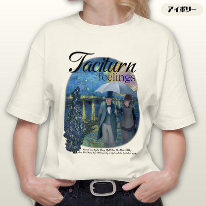 Tシャツ | スタンダードミドルウェイトTシャツ | 男女兼用 | ユニセックス | taciturn-white