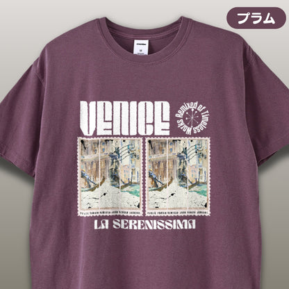 Tシャツ | ガーメントダイ ヘビーウエイトTシャツ | 男女兼用 | ユニセックス | La Serenissima 1797